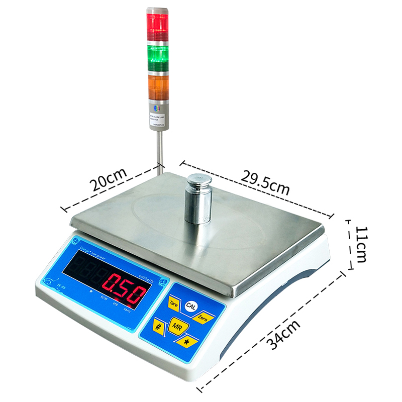 JK-09 three-color alarm lamp scale