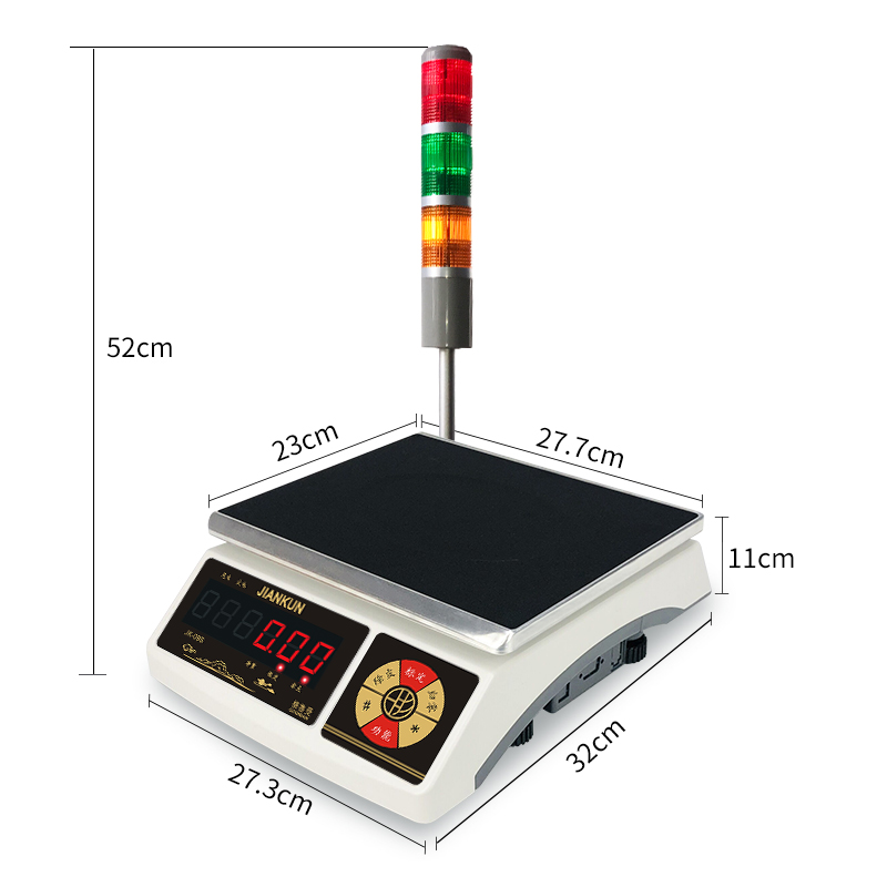 JK-09s三色报警灯桌秤